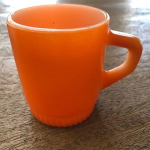 FIRE KING Anchor Hocking Mug Orange